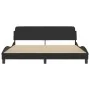Bed frame with black velvet headboard 180x200 cm by , Beds and slatted bases - Ref: Foro24-373234, Price: 193,10 €, Discount: %
