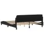 Bed frame with black velvet headboard 180x200 cm by , Beds and slatted bases - Ref: Foro24-373234, Price: 193,10 €, Discount: %