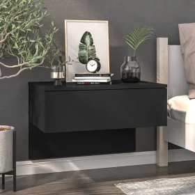 Black wall bedside table by vidaXL, Nightstands - Ref: Foro24-810937, Price: 40,08 €, Discount: %