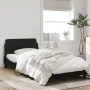 Bed frame with black velvet headboard 100x200 cm by , Beds and slatted bases - Ref: Foro24-373134, Price: 94,37 €, Discount: %