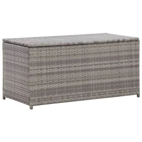 Gray synthetic rattan garden storage box 100x50x50 cm by vidaXL, Outdoor storage boxes - Ref: Foro24-46473, Price: 138,73 €, ...