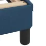 Bed frame with blue fabric headboard 180x200 cm by , Beds and slatted bases - Ref: Foro24-373231, Price: 185,41 €, Discount: %