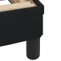 Bed frame with black fabric headboard 100x200 cm by , Beds and slatted bases - Ref: Foro24-373127, Price: 119,83 €, Discount: %