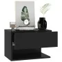 Schwarzer Wand-Nachttisch von vidaXL, Nachttische - Ref: Foro24-810955, Preis: 39,12 €, Rabatt: %