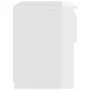 Mesitas de noche 2 uds contrachapada blanco brillo 40x30x30 cm de vidaXL, Mesitas de noche - Ref: Foro24-803456, Precio: 53,3...