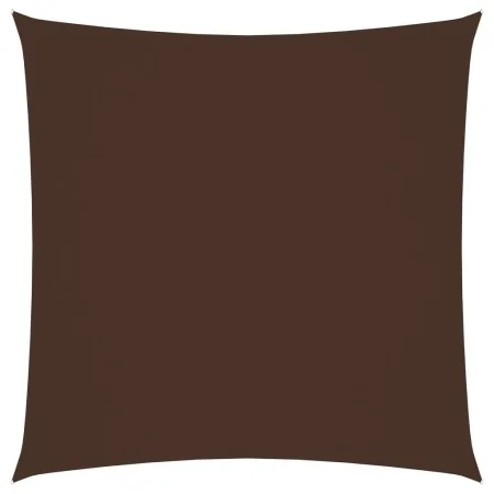 Viereckiges Sonnensegel aus braunem Oxford-Stoff, 4x4 m. von , Sonnenschirme - Ref: Foro24-135799, Preis: 43,54 €, Rabatt: %