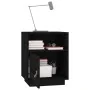 Solid black pine wood bedside table 40x34x55 cm by vidaXL, Nightstands - Ref: Foro24-818323, Price: 45,63 €, Discount: %