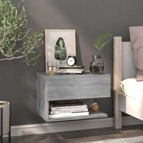 Sonoma Gray Wall Nightstand by vidaXL, Nightstands - Ref: Foro24-816948, Price: 38,25 €, Discount: %