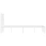 Bettgestell aus Metall mit weißem Kopfteil 120x190 cm von , Betten und Lattenroste - Ref: Foro24-376272, Preis: 92,48 €, Raba...