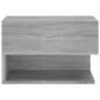 Mesita de noche de pared gris Sonoma de vidaXL, Mesitas de noche - Ref: Foro24-816948, Precio: 38,20 €, Descuento: %