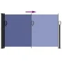 Blue retractable side awning 120x300 cm by , Umbrellas - Ref: Foro24-4004281, Price: 88,41 €, Discount: %