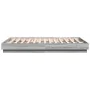 Estructura de cama con luces LED gris Sonoma 160x200 cm de , Camas y somieres - Ref: Foro24-3209784, Precio: 187,19 €, Descue...