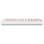 Bettgestell mit weißen LED-Leuchten 120x200 cm von , Betten und Lattenroste - Ref: Foro24-3209800, Preis: 159,42 €, Rabatt: %