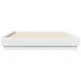 Bed frame with white LED lights 120x190 cm by , Beds and slatted bases - Ref: Foro24-3209821, Price: 140,74 €, Discount: %