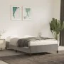 Estructura de cama terciopelo gris claro 120x190 cm de , Camas y somieres - Ref: Foro24-379528, Precio: 98,59 €, Descuento: %