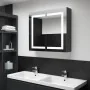 Bathroom cabinet with LED mirror 80x12.2x68 cm by vidaXL, bathroom vanities - Ref: Foro24-325545, Price: 169,64 €, Discount: %