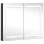 Badezimmerschrank mit LED-Spiegel 80x12,2x68 cm von vidaXL, Badezimmerwaschtische - Ref: Foro24-325545, Preis: 169,64 €, Raba...