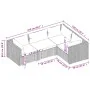 4-teiliges Gartenmöbel-Set und braune synthetische Rattankissen von vidaXL, Gartensets - Ref: Foro24-3101675, Preis: 351,00 €...
