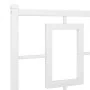 Estructura de cama de metal con cabecero blanco 183x213 cm de , Camas y somieres - Ref: Foro24-374295, Precio: 119,12 €, Desc...