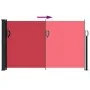 Red retractable side awning 120x300 cm by , Umbrellas - Ref: Foro24-4004282, Price: 76,81 €, Discount: %