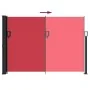 Red retractable side awning 140x500 cm by , Umbrellas - Ref: Foro24-4004417, Price: 91,68 €, Discount: %