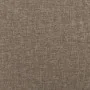 Bed frame with headboard in taupe gray fabric 90x190 cm by vidaXL, Beds and slatted bases - Ref: Foro24-3125021, Price: 145,1...