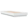 Bed frame with white LED lights 100x200 cm by , Beds and slatted bases - Ref: Foro24-839504, Price: 106,77 €, Discount: %