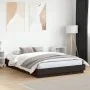 Estructura de cama con luces LED negro 150x200 cm de , Camas y somieres - Ref: Foro24-3209787, Precio: 182,78 €, Descuento: %