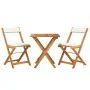 3-piece terrace folding table and chairs and acacia wood cushions by vidaXL, Garden sets - Ref: Foro24-319704, Price: 155,62 ...