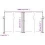 Toldo lateral retráctil azul 120x1200 cm de , Sombrillas - Ref: Foro24-4004791, Precio: 120,87 €, Descuento: %