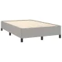 Light gray fabric bed frame 120x190 cm by , Beds and slatted bases - Ref: Foro24-379508, Price: 101,01 €, Discount: %