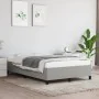 Light gray fabric bed frame 120x190 cm by , Beds and slatted bases - Ref: Foro24-379508, Price: 101,01 €, Discount: %