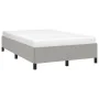 Estructura de cama tela gris claro 120x190 cm de , Camas y somieres - Ref: Foro24-379508, Precio: 100,87 €, Descuento: %