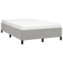 Light gray fabric bed frame 120x190 cm by , Beds and slatted bases - Ref: Foro24-379508, Price: 101,01 €, Discount: %
