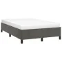Dark gray velvet bed frame 120x190 cm by , Beds and slatted bases - Ref: Foro24-379529, Price: 109,21 €, Discount: %