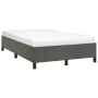 Estructura de cama terciopelo gris oscuro 120x190 cm de , Camas y somieres - Ref: Foro24-379529, Precio: 109,21 €, Descuento: %