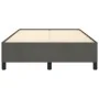 Dark gray velvet bed frame 120x190 cm by , Beds and slatted bases - Ref: Foro24-379529, Price: 109,21 €, Discount: %