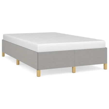 Hellgrauer Stoffbettrahmen 120x190 cm von , Betten und Lattenroste - Ref: Foro24-379515, Preis: 89,78 €, Rabatt: %
