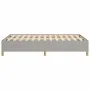 Estructura de cama tela gris claro 120x190 cm de , Camas y somieres - Ref: Foro24-379515, Precio: 90,02 €, Descuento: %