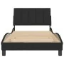 Bettgestell mit schwarzem Samtkopfteil 100x200 cm von , Betten und Lattenroste - Ref: Foro24-3207833, Preis: 123,89 €, Rabatt: %