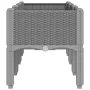 Planter with legs PP light gray 120x40x42 cm by , Pots and planters - Ref: Foro24-367897, Price: 78,57 €, Discount: %