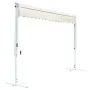 Cream free standing awning 500x300 cm by vidaXL, Umbrellas - Ref: Foro24-145883, Price: 325,36 €, Discount: %
