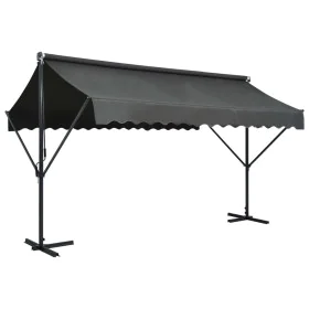 Anthracite gray free-standing awning 400x300 cm by vidaXL, Umbrellas - Ref: Foro24-145886, Price: 330,58 €, Discount: %