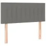 Cama box spring con colchón tela gris oscuro 90x190 cm de vidaXL, Camas y somieres - Ref: Foro24-3130394, Precio: 318,01 €, D...