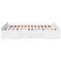 Cama con cajones madera de ingeniería blanco 140x200 cm de , Camas y somieres - Ref: Foro24-3280293, Precio: 162,47 €, Descue...