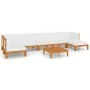 Set of 8 pieces of garden furniture and cushions made of solid acacia wood. by vidaXL, Garden sets - Ref: Foro24-3058150, Pri...