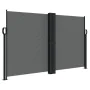 Anthracite gray retractable side awning 140x1000 cm by , Umbrellas - Ref: Foro24-4004718, Price: 140,21 €, Discount: %