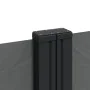 Anthracite gray retractable side awning 140x1000 cm by , Umbrellas - Ref: Foro24-4004718, Price: 140,21 €, Discount: %