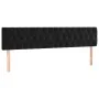Bed frame with black velvet headboard 120x190 cm by , Beds and slatted bases - Ref: Foro24-3270598, Price: 180,83 €, Discount: %