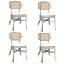 Dining chairs 4 units gray linen by vidaXL, dining chairs - Ref: Foro24-3071721, Price: 340,86 €, Discount: %